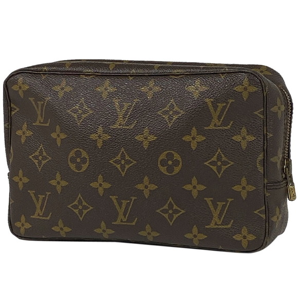 Louis Vuitton Pouch Toilette Truss Bag Cosmetic Makeup Monogram Brown - Picture 1 of 5